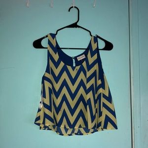 Fifty Street Chevron Top